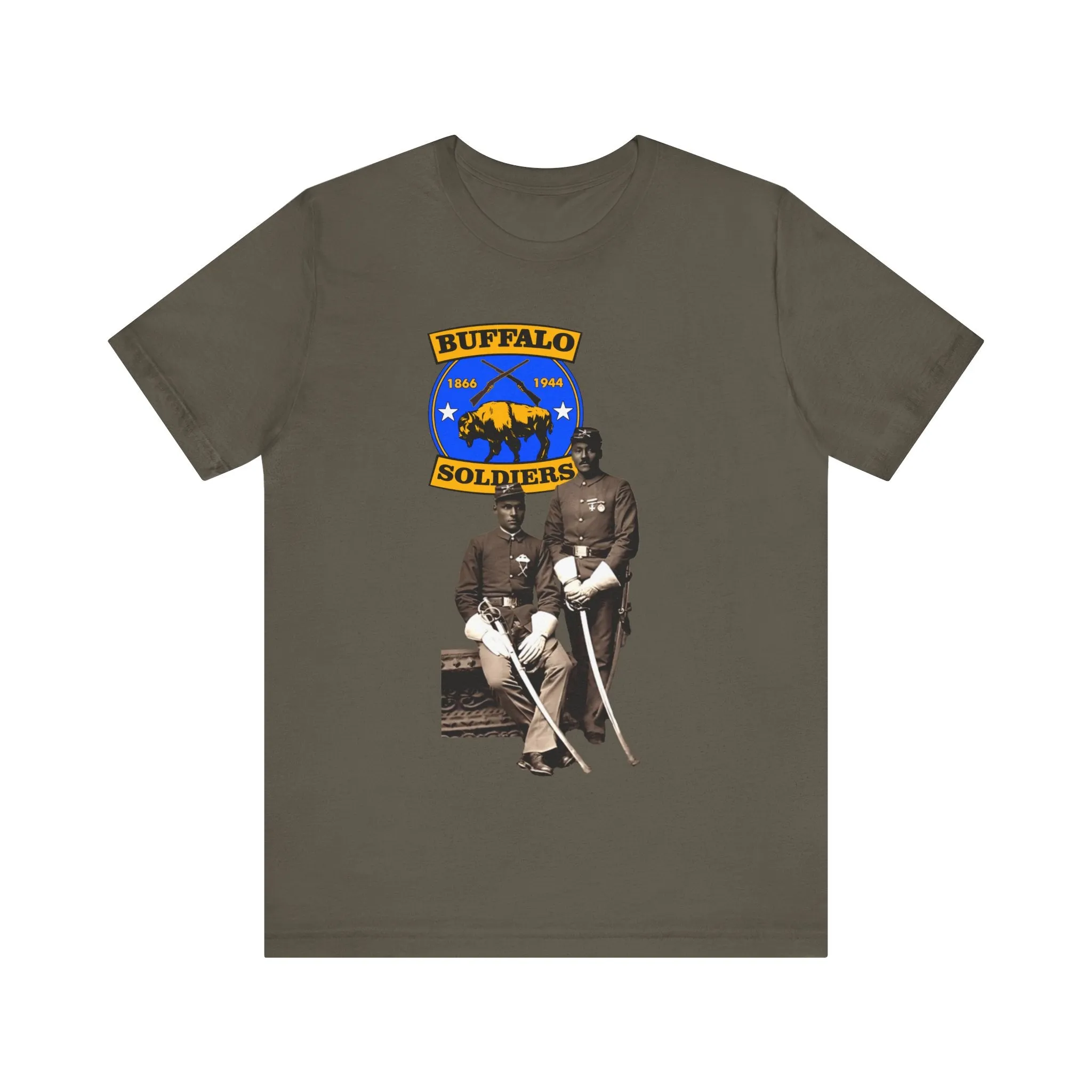 Buffalo Soldiers/9th & 10th Calvary: Unisex Jersey Tee