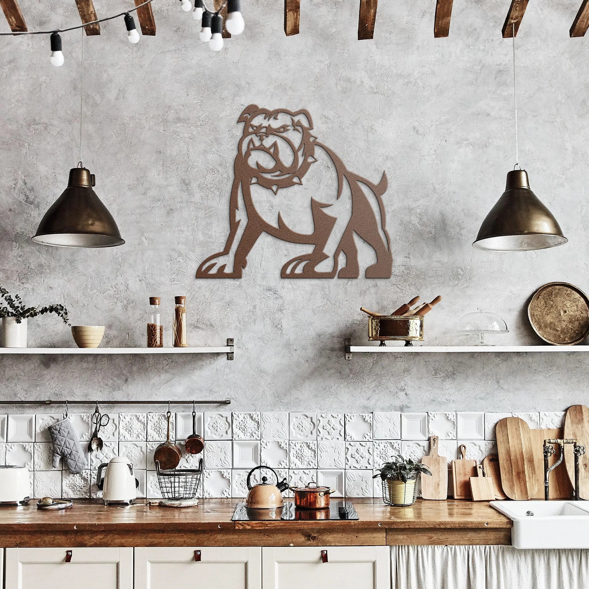 Bulldog 0065 Mascot Steel Wall Art