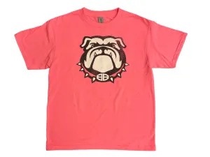 Bulldog Head Pink Youth Tees