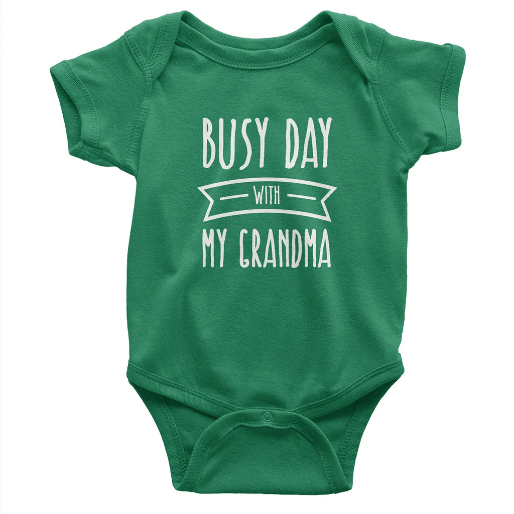 Busy Day With My Grandma - Boy or Girl short sleeve Graphic T-Shirt