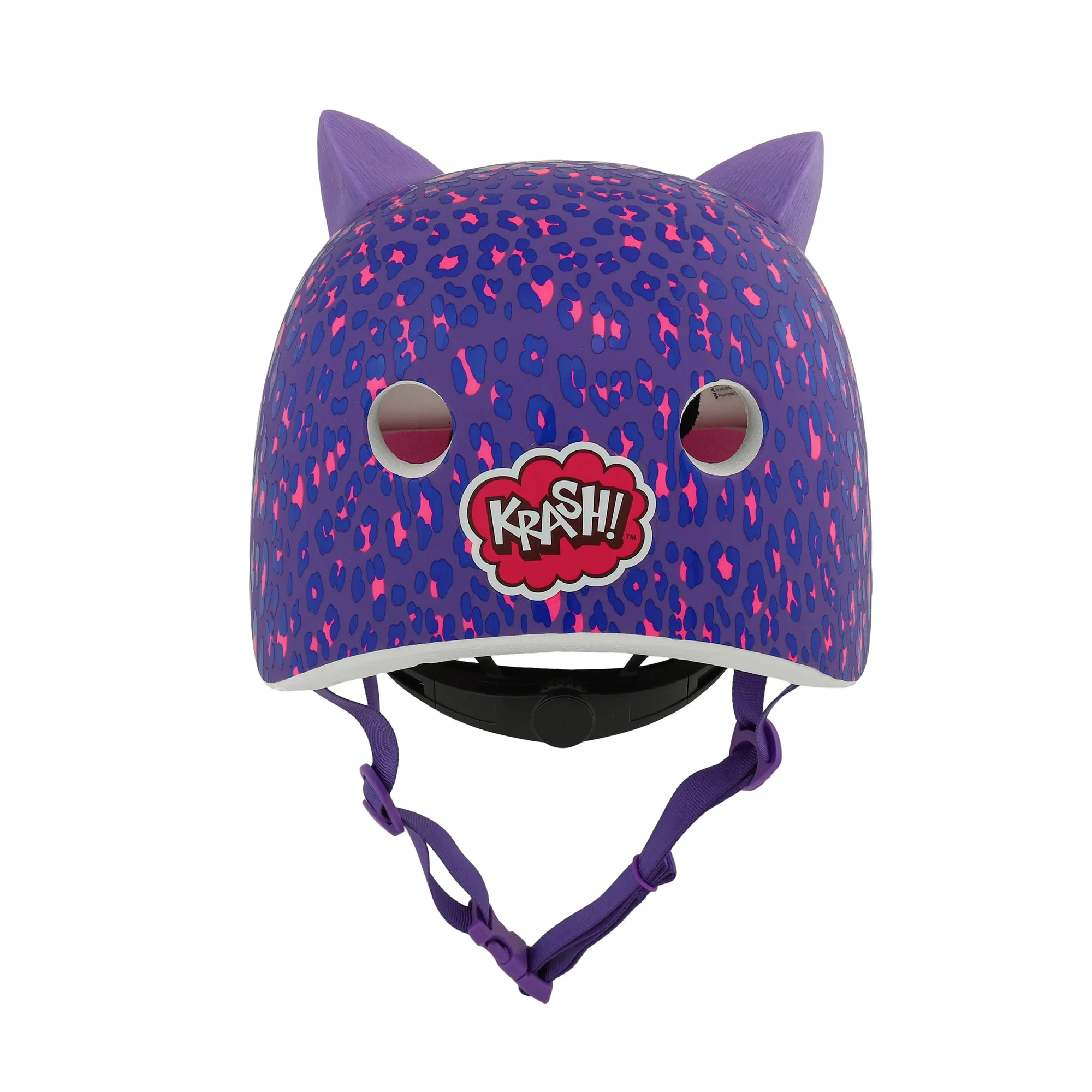 C-Preme Krash Fs Youth Helmet (8  Years) - Leopard Kitty