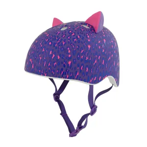 C-Preme Krash Fs Youth Helmet (8  Years) - Leopard Kitty