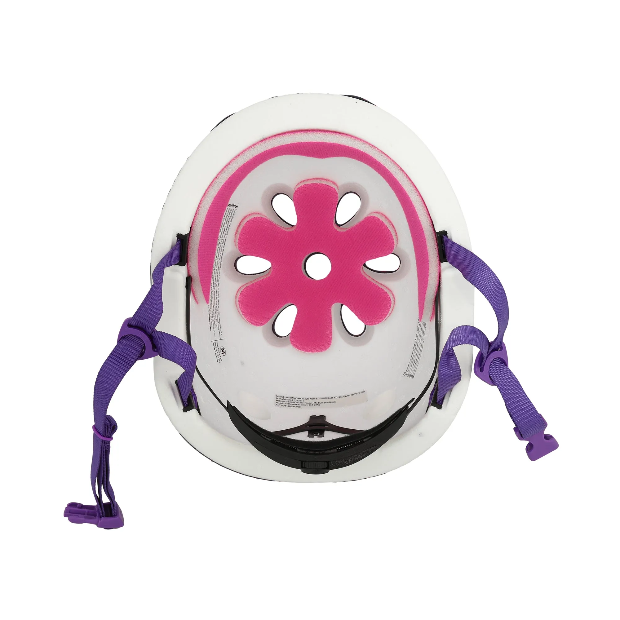 C-Preme Krash Fs Youth Helmet (8  Years) - Leopard Kitty