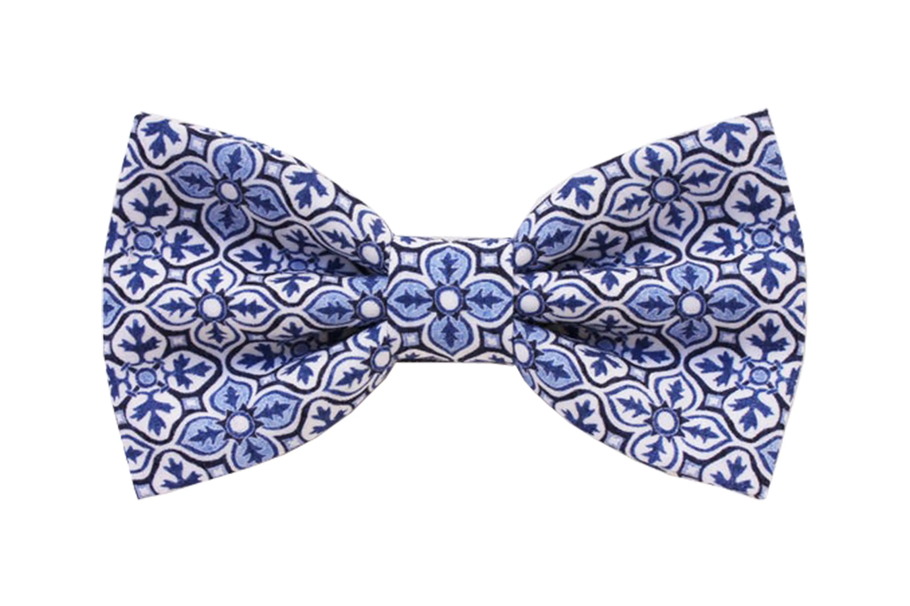 Capsule Collection Sicily Blue Pattern Bow Tie