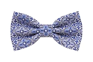 Capsule Collection Sicily Blue Pattern Bow Tie