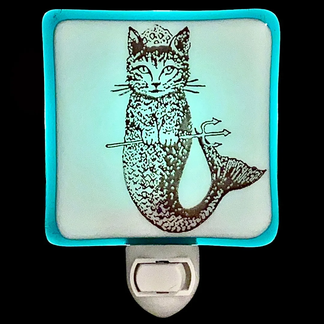 Cat Mermaid "Purr-maid" Night Light