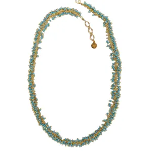 Catherine Page Jewelry - Sprinkles Short Necklace (Turquoise)