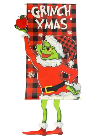 Cheeky Grinch Hanging Wall Decor