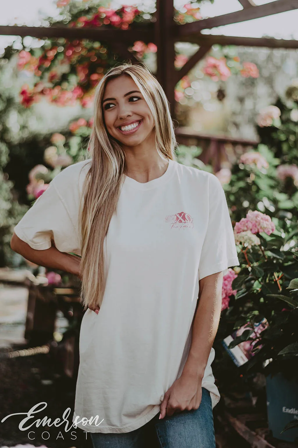 Chi Omega Floral Semi Formal T-shirt
