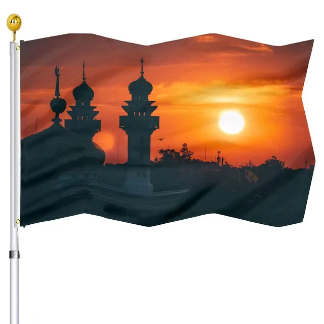 Christianartbag Flag Decor, Christianity Cross Flag Home Room Dormitory Decoration Outdoor Decor Polyester Banners and Flags Brass Grommets Women Men Gift