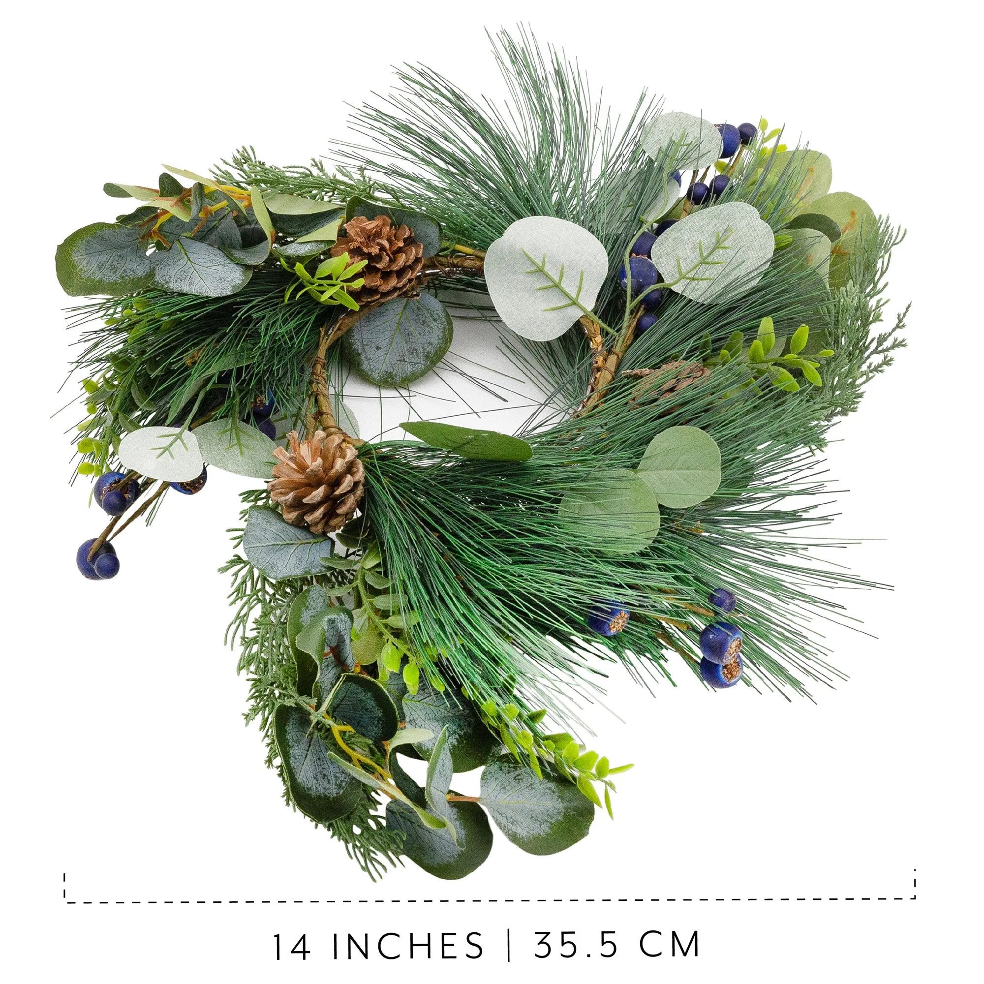 Christmas Blueberry Candle Wreath (Case of 8)