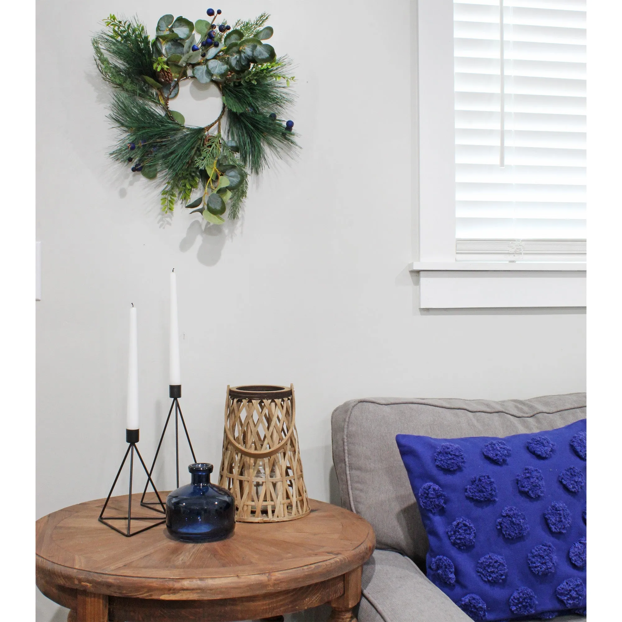 Christmas Blueberry Candle Wreath (Case of 8)