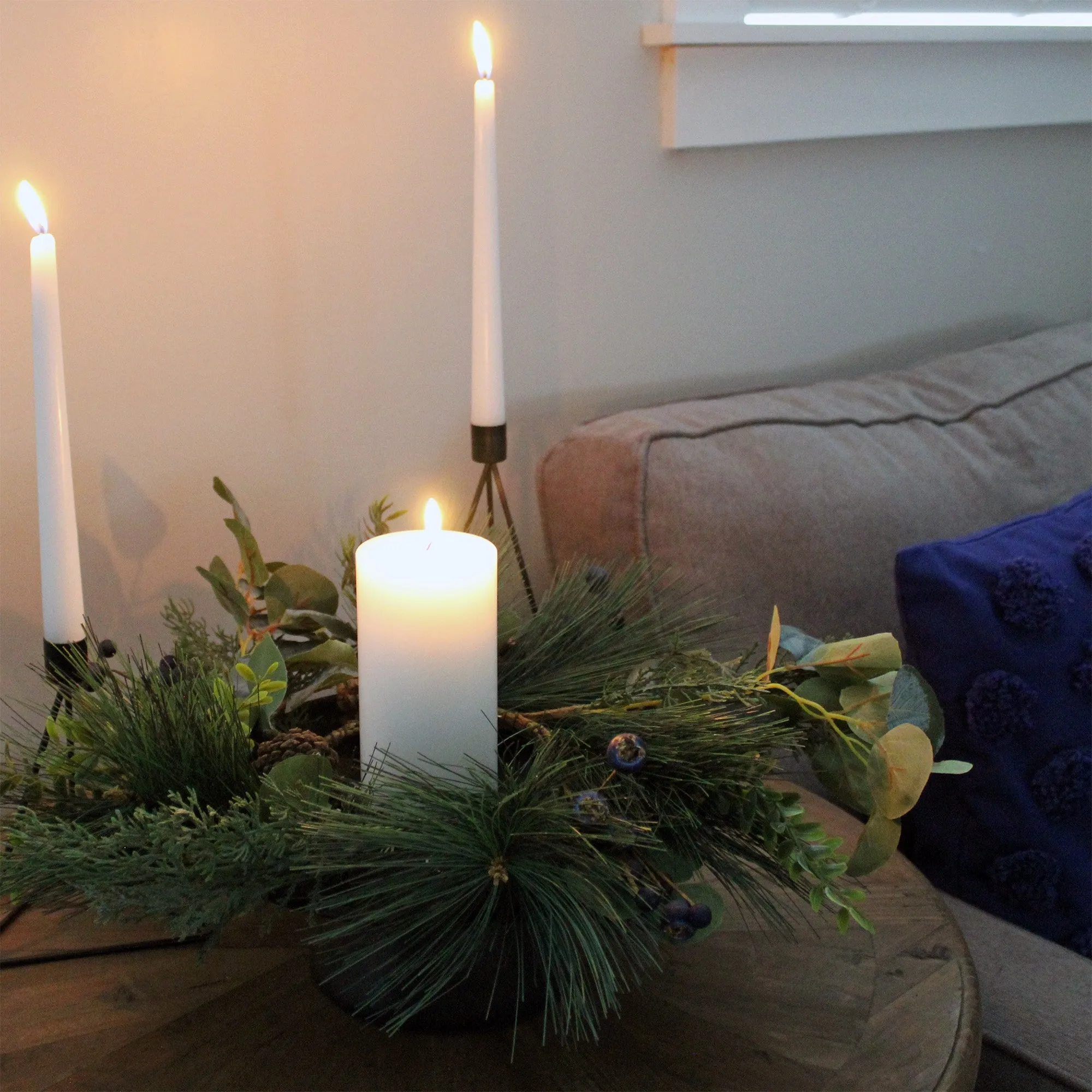 Christmas Blueberry Candle Wreath (Case of 8)