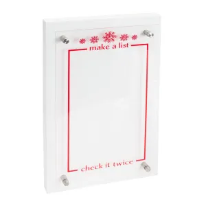Christmas List Acyrlic Sign 15.5"L