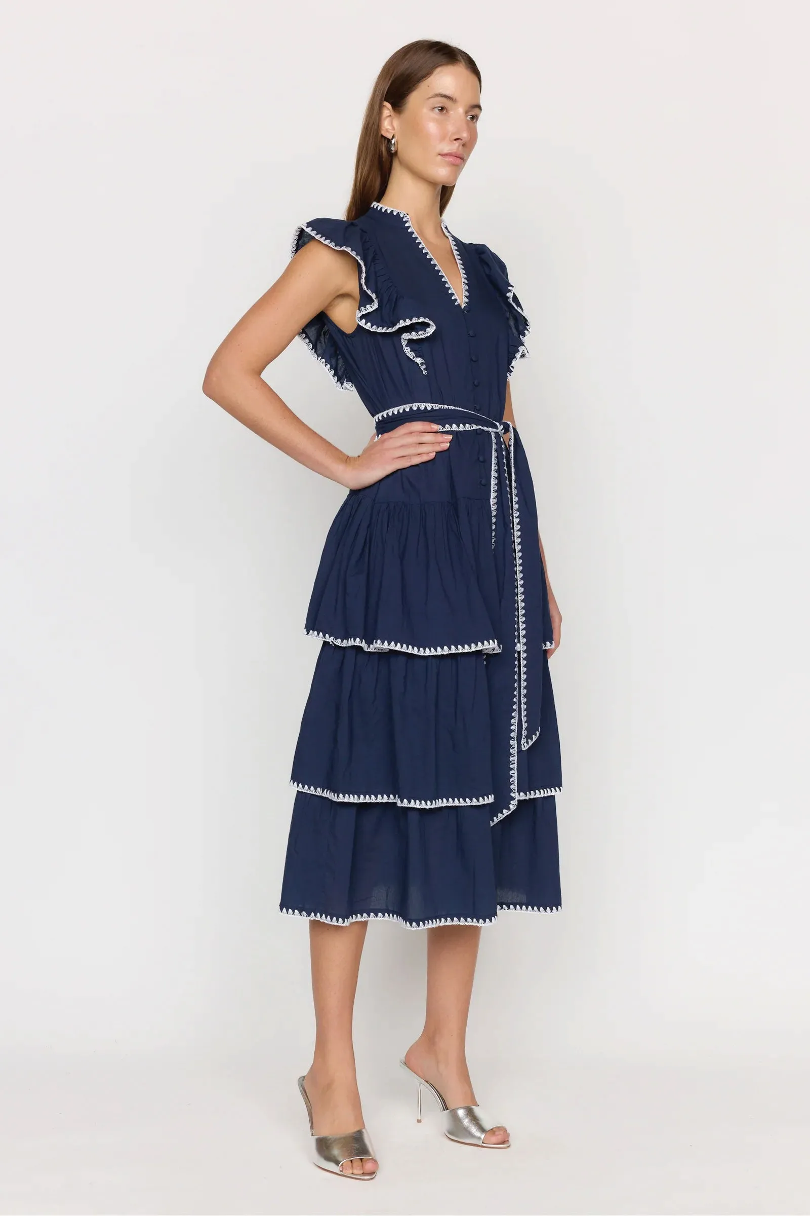 Christy Lynn Greer Dress in Navy