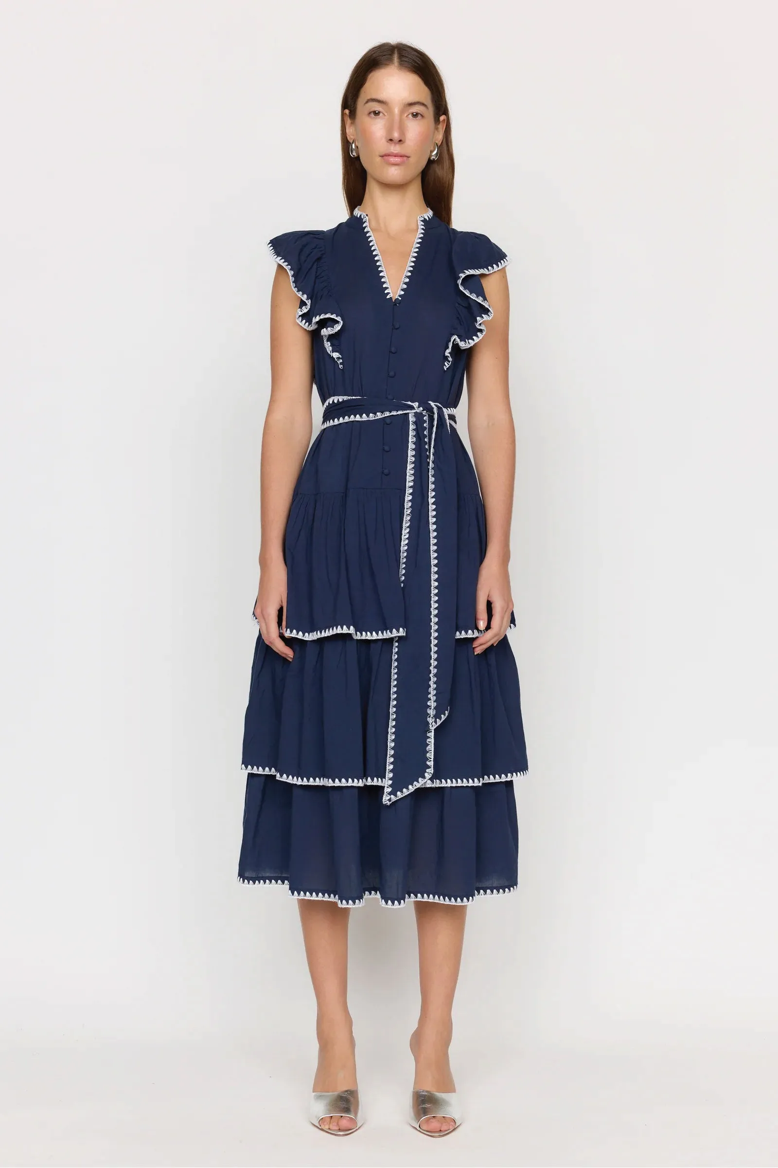 Christy Lynn Greer Dress in Navy