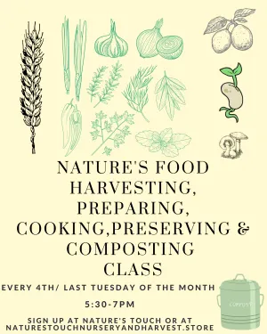 Collecting, Preparing & Cooking Class Coming to Sunday's SOON...