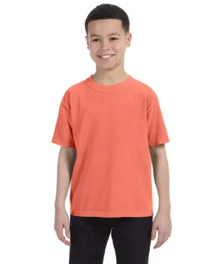 Comfort Colors Youth Garment-Dyed T-Shirt | Bright Salmon