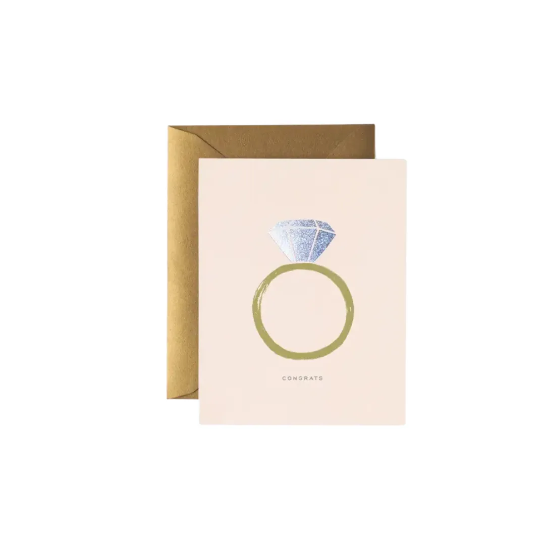 'Congrats' Engagement Card