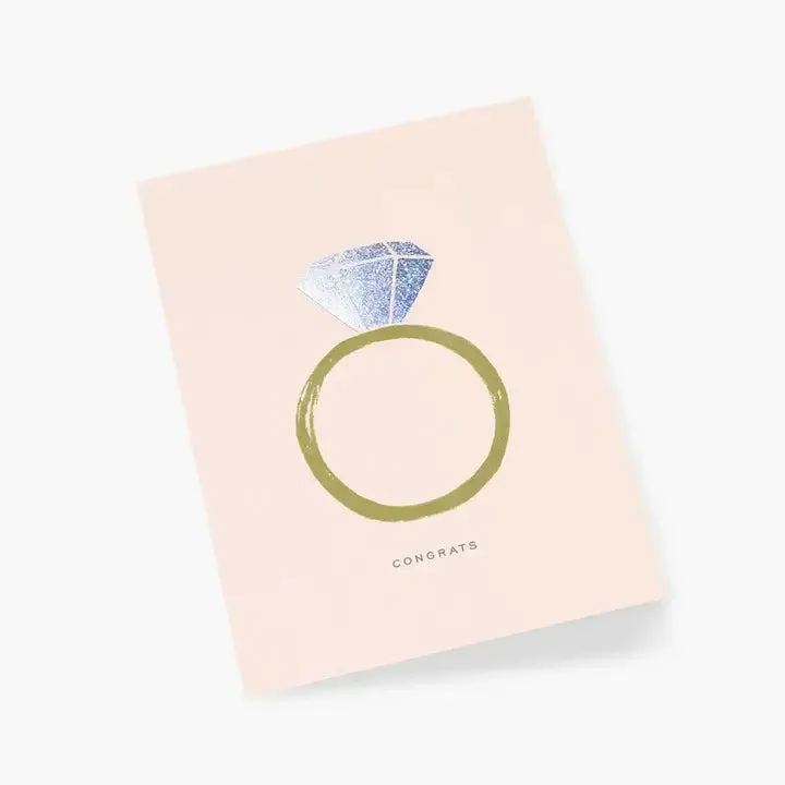 'Congrats' Engagement Card