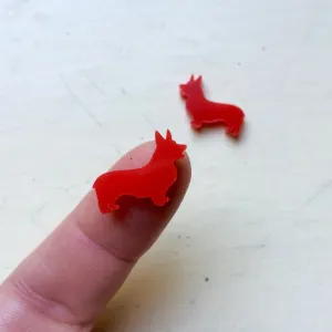 Corgi Dog  - Mini Cuts - 10 Pairs