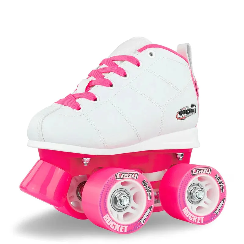 Crazy Rocket Skates - White