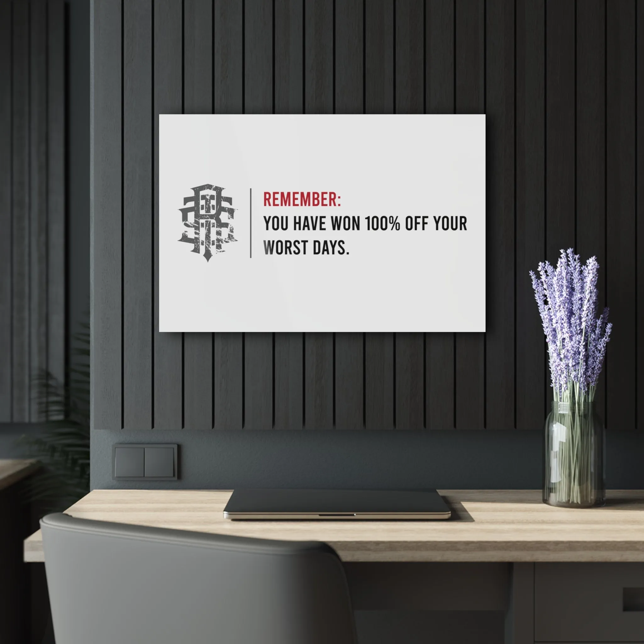 Daily Reminder Premium Acrylic Prints (French Cleat Hanging)