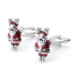 Deer Santa Cufflinks