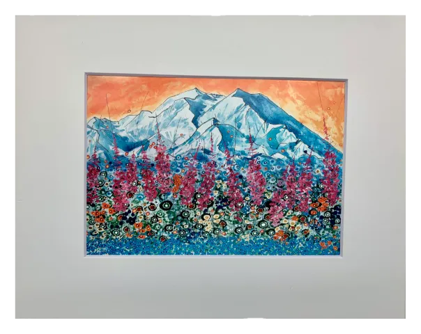 Denali Giclee Print by Dawn Gerety 8x10"