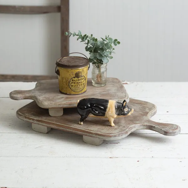 Distressed Grey Risers