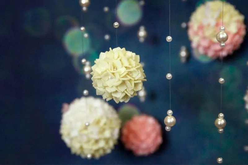 DIY Kit Felt Wind Chime Ornament room Decoration