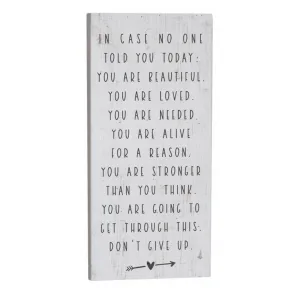 Don’t Give Up Sign