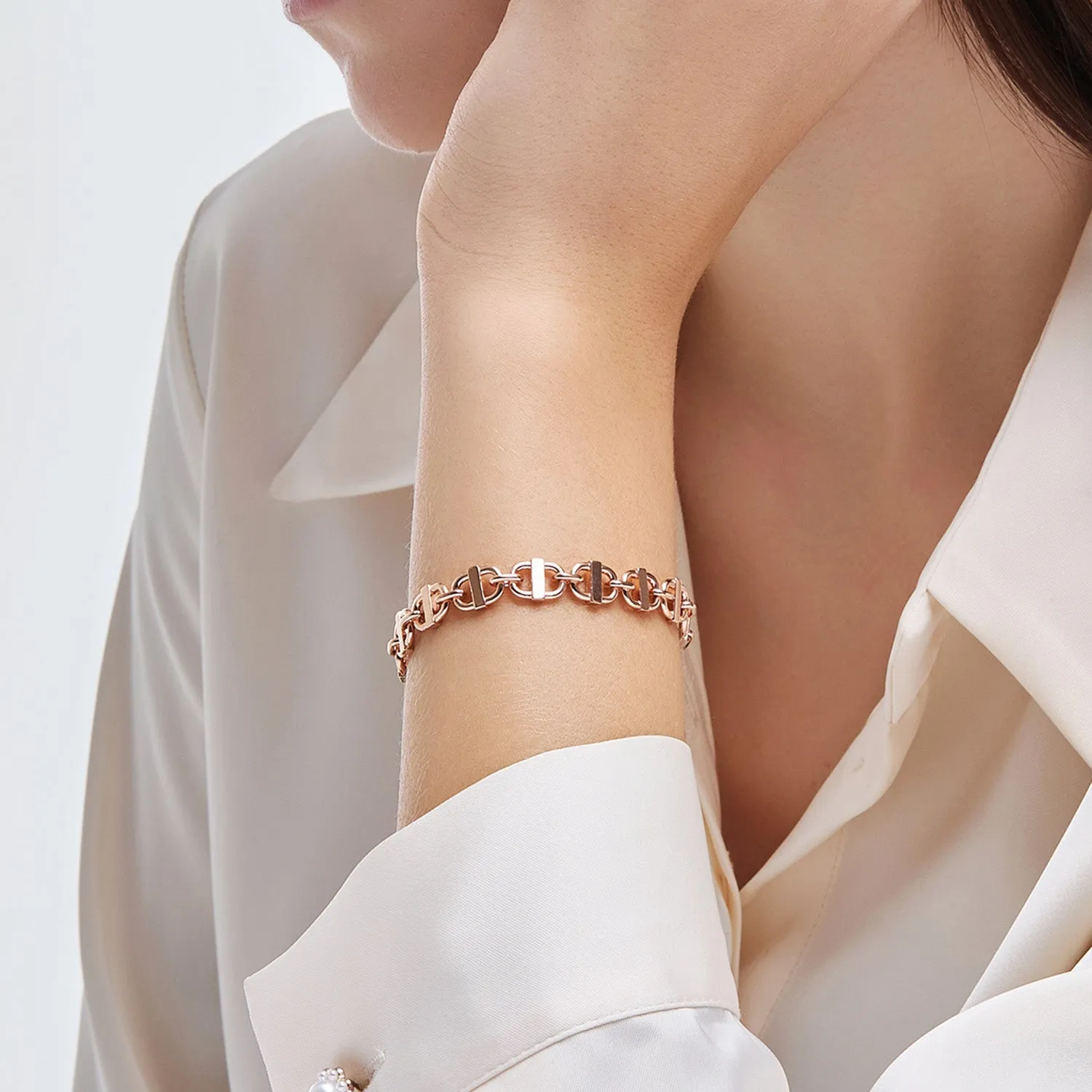 Dual D.D Silver Bracelet JDRBPVF21XX