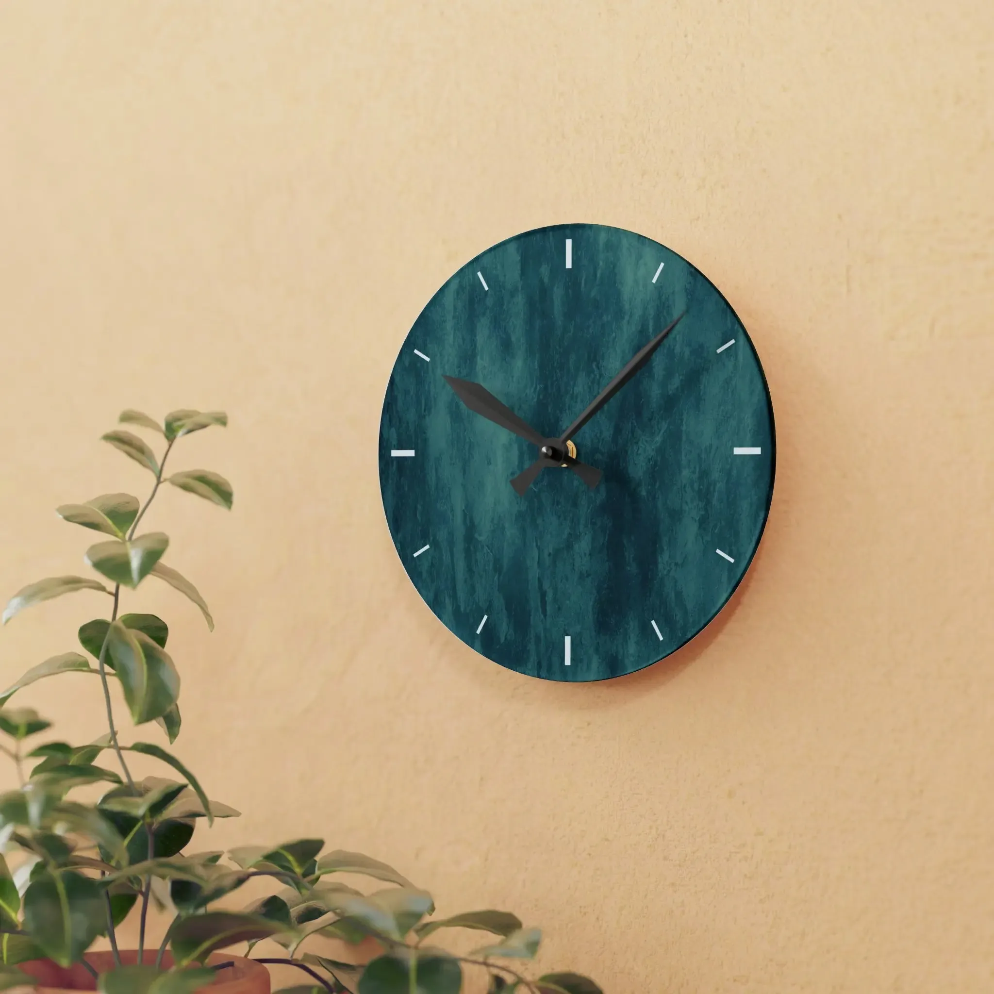DyeLave Acrylic Wall Clock