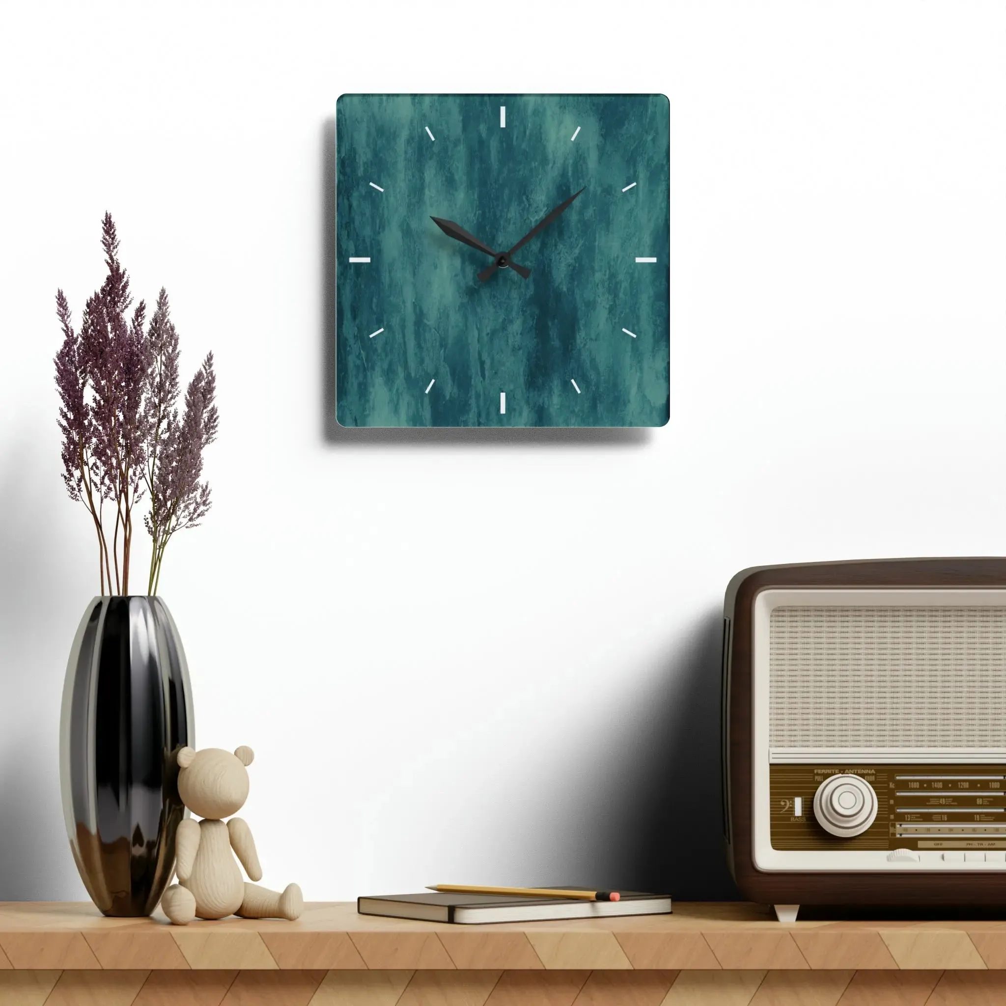 DyeLave Acrylic Wall Clock