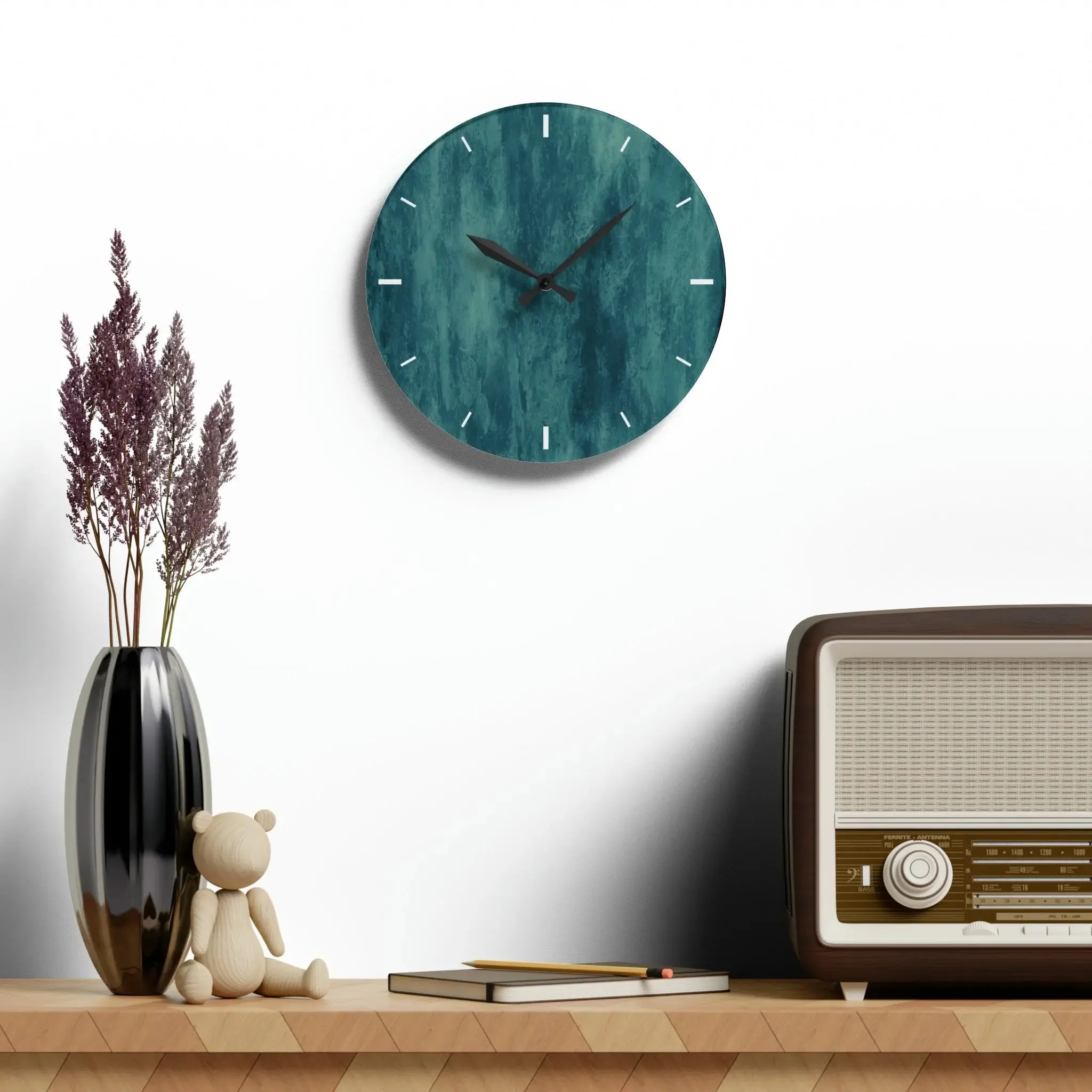 DyeLave Acrylic Wall Clock