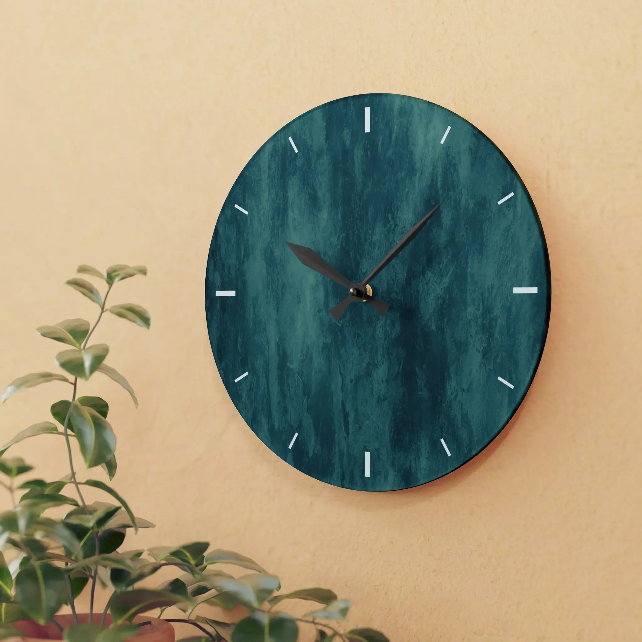 DyeLave Acrylic Wall Clock