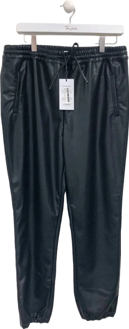 Eleven Loves Black JULIETTE BIO PU JOGGER UK 12