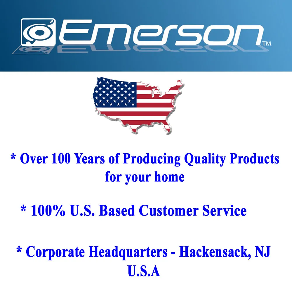 Emerson SmartSet Alarm Clock Radio, USB port for iPhone/iPad/iPod/Android and