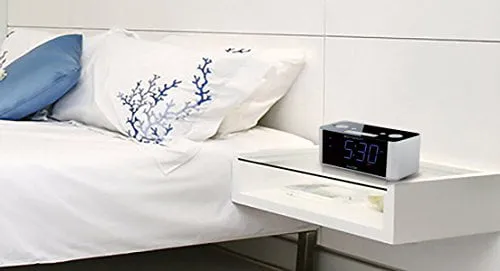 Emerson SmartSet Alarm Clock Radio, USB port for iPhone/iPad/iPod/Android and