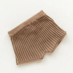 Essential Knit Shorts - Chocolate