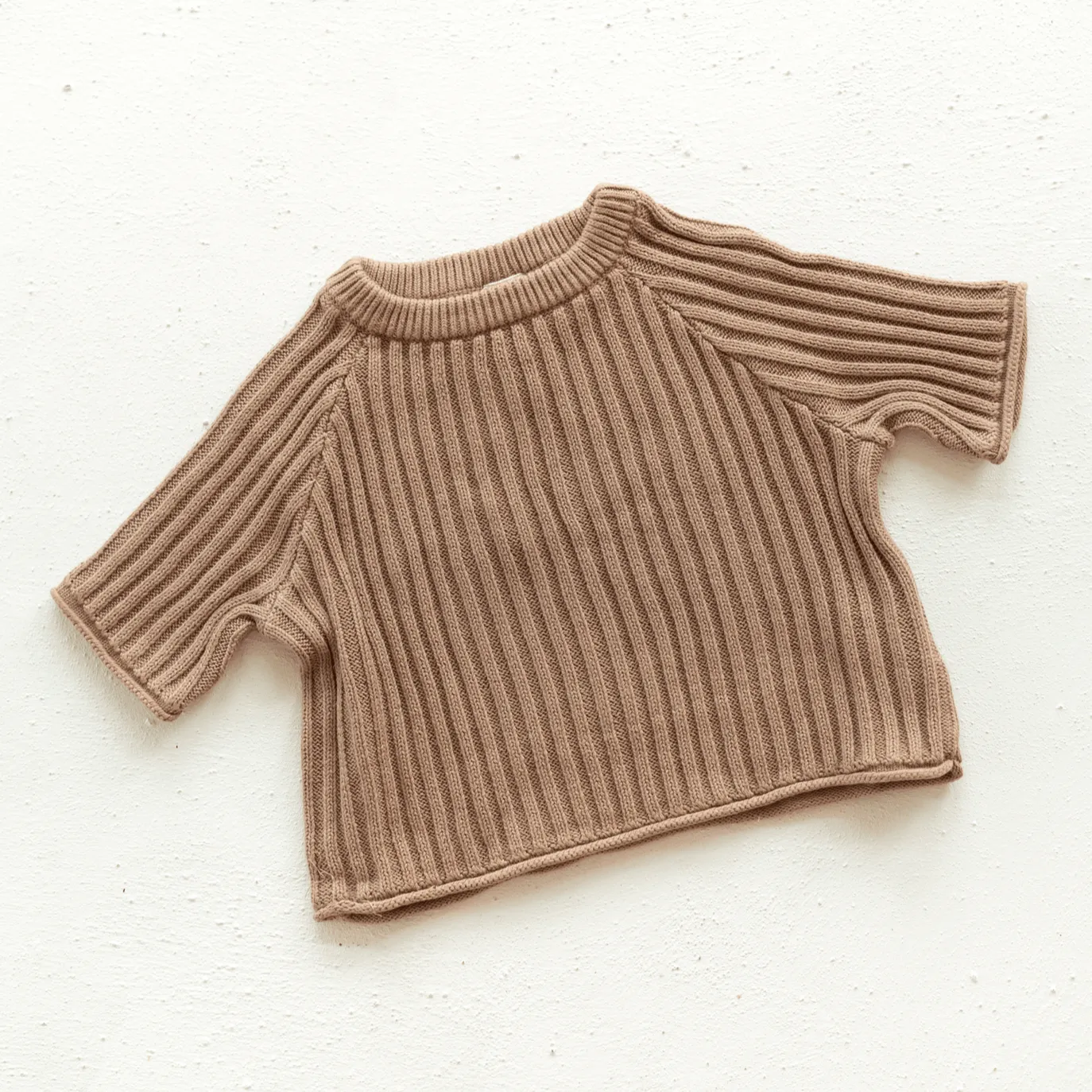 Essential Knit Tee - Chocolate
