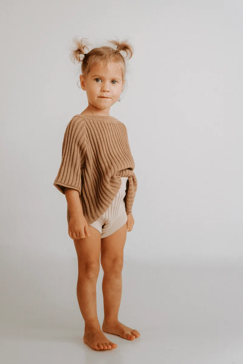 Essential Knit Tee - Chocolate
