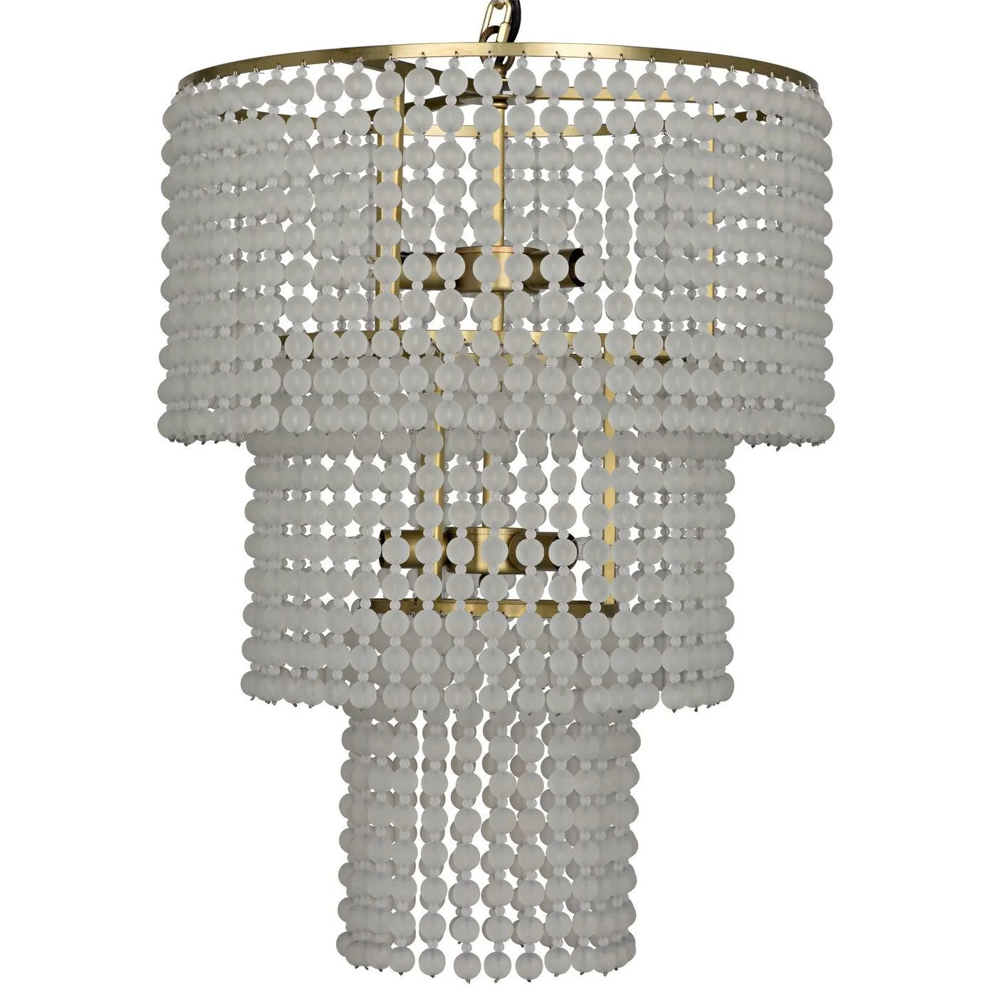 Fatima Chandelier, Antique Brass