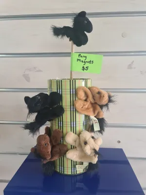 Fluffy Pony Magnets