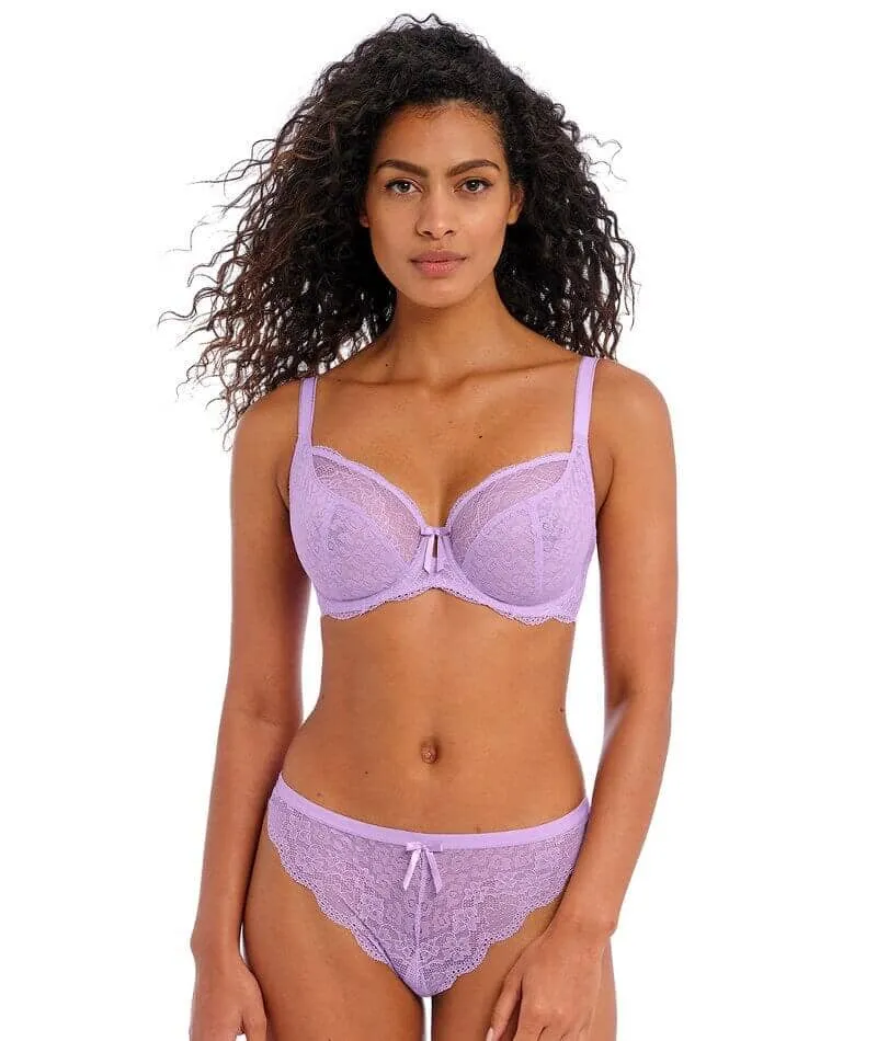 Freya Fancies Underwired Plunge Bra - Purple Rose