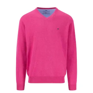 Fynch Hatton Superfine Cotton V-Neck