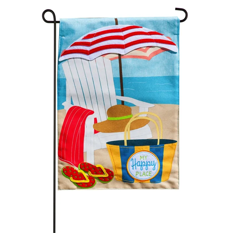 Garden Linen flag, Adirondack Day,zkl14l4826