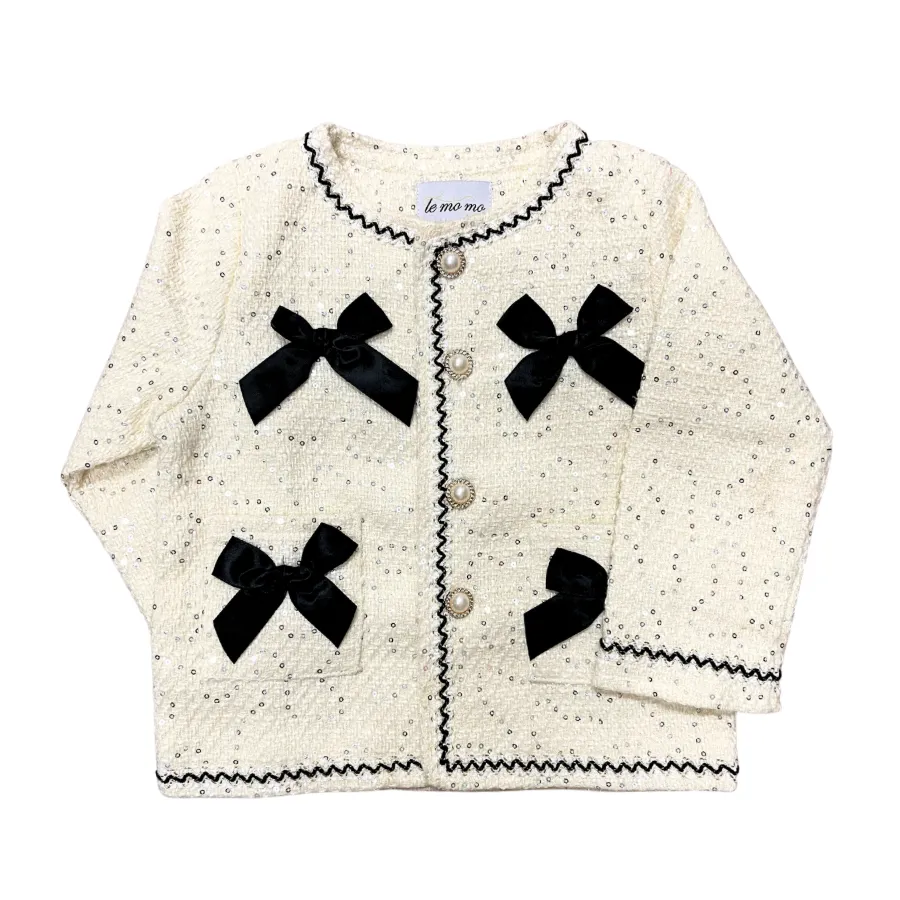 Girls Classy Bow Jacket