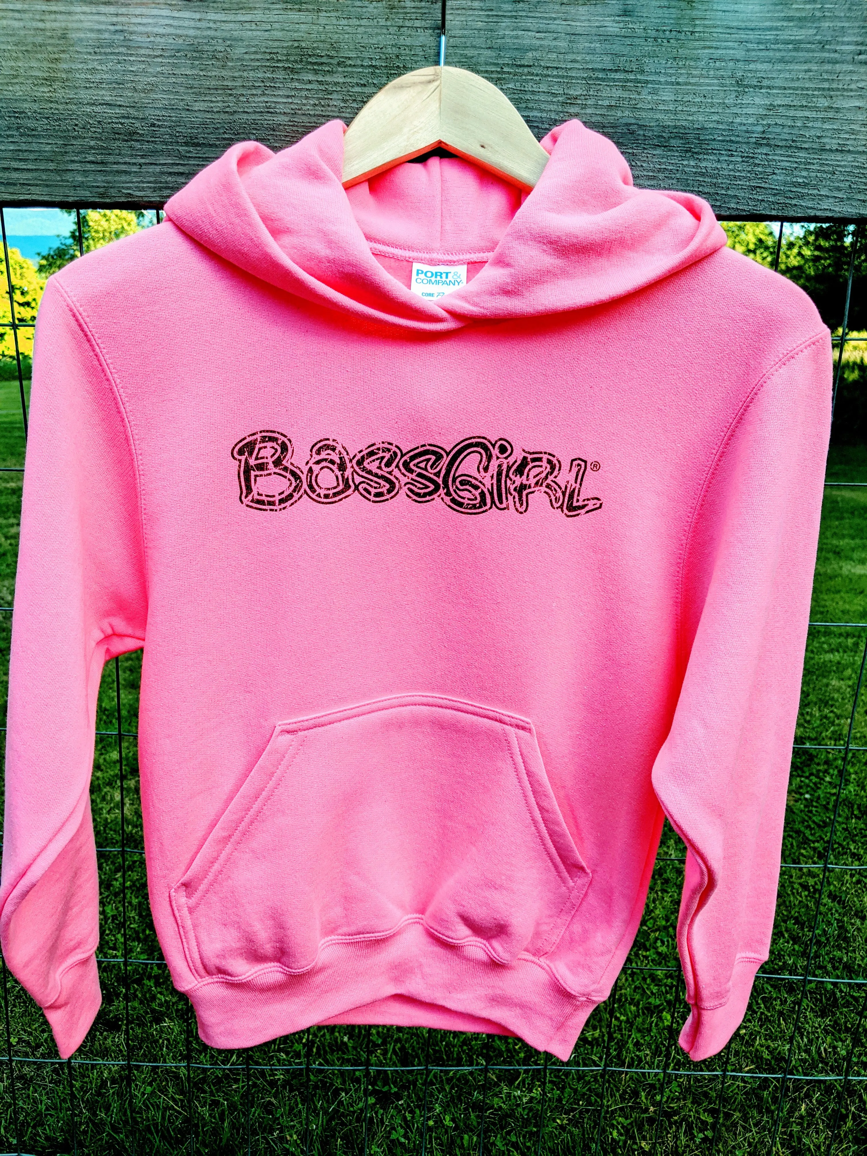 Girls long sleeve hooded sweatshirt size Medium